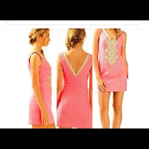 Lilly Pulitzer Junie Shift Dress 👗 In Coral Reef SZ 2 NWT - Picture 5 of 15
